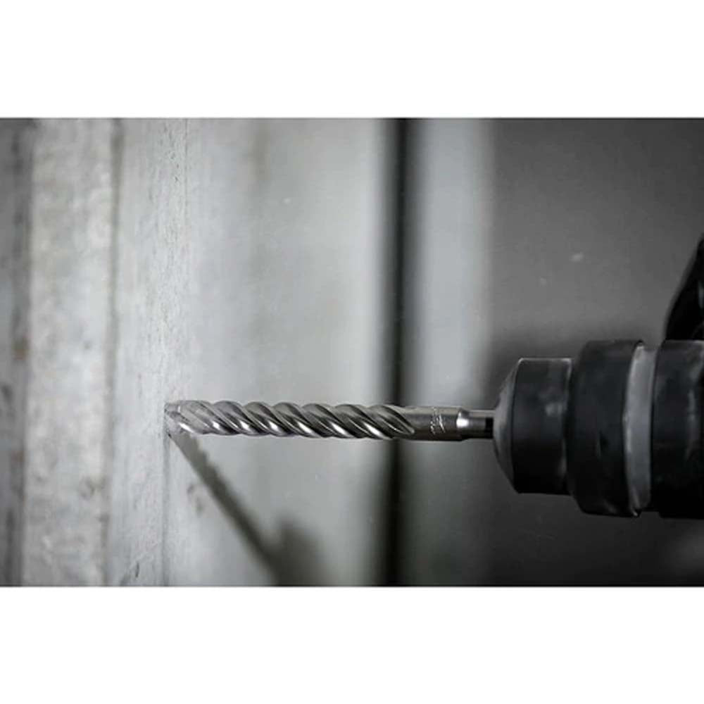 BROCA PARA CONCRETO Y ACERO (SOLO VARILLA) CON PUNTA DE CARBURO 4 CUCHILLAS 3/16" X 6" MILWAUKEE