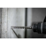 BROCA PARA CONCRETO Y ACERO (SOLO VARILLA) CON PUNTA DE CARBURO 4 CUCHILLAS 3/16" X 6" MILWAUKEE