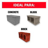 JUEGO DE BROCAS PARA CONCRETO CON PUNTA DE CARBURO **3 PIEZAS** INCLUYE BROCA 1/4" BROCA 3/16" BROCA 5/32" MILWAUKEE