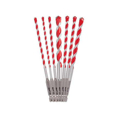 JUEGO DE 7 PZAS BROCAS PARA CONRETO MILWAUKEE 48-20-9052