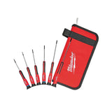 KIT DESATORNILLADORES DE PRECISION **6 PIEZAS** MILWAUKEE
