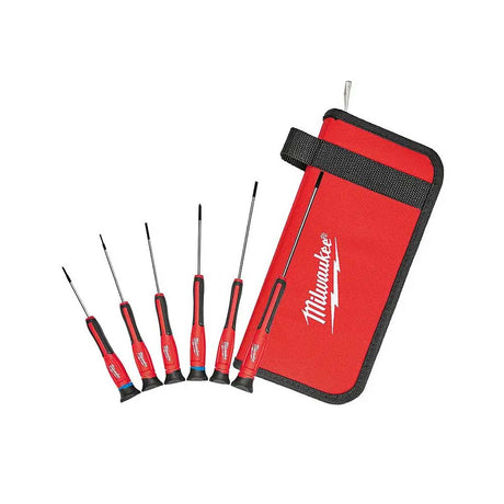 KIT DESATORNILLADORES DE PRECISION **6 PIEZAS** MILWAUKEE