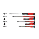 KIT DESATORNILLADORES DE PRECISION **6 PIEZAS** MILWAUKEE