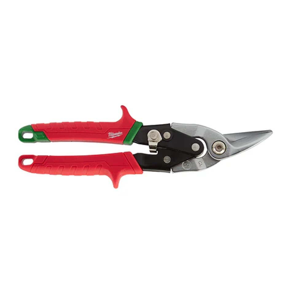 TIJERAS DE CORTE TIPO AVIADOR CORTE DERECHA ACERO MILWAUKEE