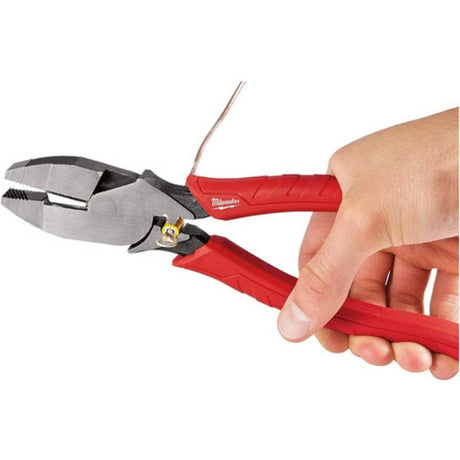 PINZA PARA ELECTRICISTA CON PONCHADORA 9" MILWAUKEE