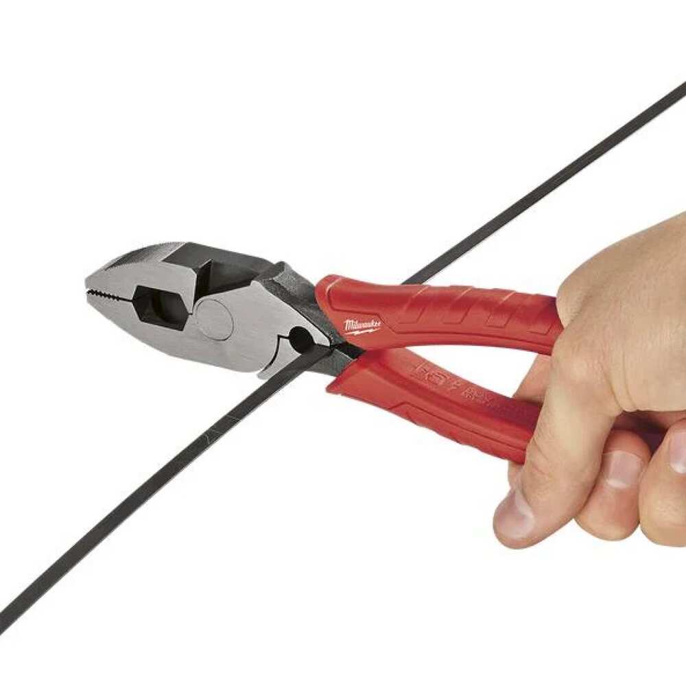 PINZA PARA ELECTRICISTA CON PONCHADORA 9" MILWAUKEE