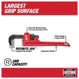LLAVE STILSON PARA TUBOS DE ACERO DE 14" MILWAUKEE