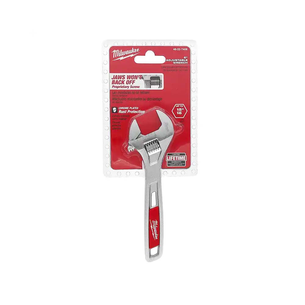 LLAVE PERICO-AJUSTABLE-INGLESA 6 MILWAUKEE