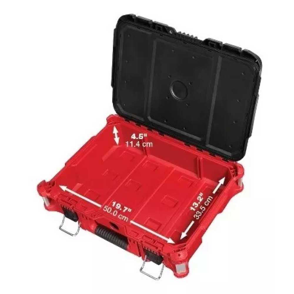 CAJA DE ALMACENAMIENTO PARA HERRAMIENTA PACKOUT 16.5 X 41.1 X 56.1 CM MILWAUKEE