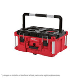CAJA DE ALMACENAMIENTO PARA HERRAMIENTA PACKOUT GRANDE CON BANDEJA ORGANIZADORA 28.2 X 41.1 X 56.1 CM MILWAUKEE