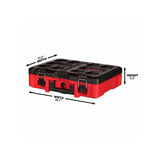 CAJA DE ALMACENAMIENTO PARA HERRAMIENTA PACKOUT CON INSERTO DE ESPUMA 15.01 X 38 X 52.9 CM MILWAUKEE