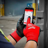 GUANTES DE NITRILO ANTICORTE NIVEL 1 TALLA "M" MILWAUKEE *** OFRECER ME900106795 DE 3M ***