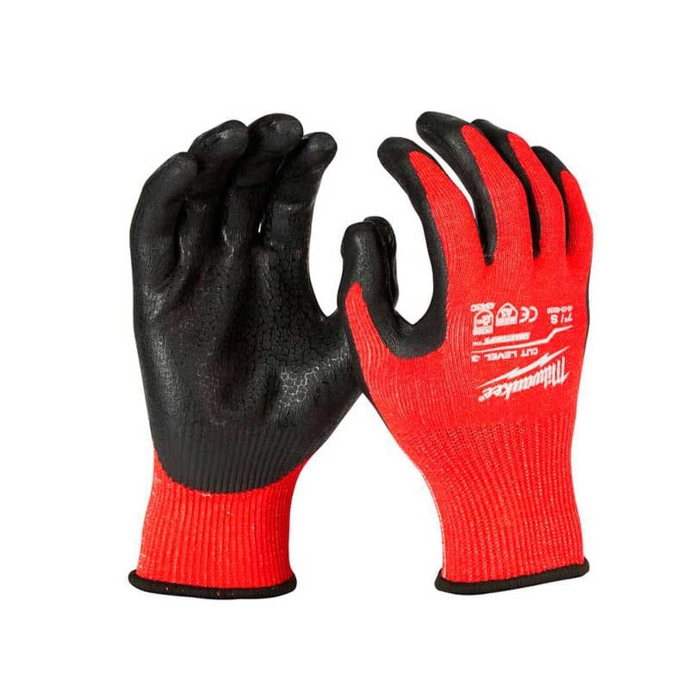 GUANTES DE NITRILO ANTICORTE NIVEL 1 TALLA "L" MILWAUKEE *** OFRECER ME900106746 DE 3M ***
