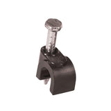 GRAPA PARA CABLE REDONDO  5MM NEGRA BOLSA CON 20 PZ GCU-5N