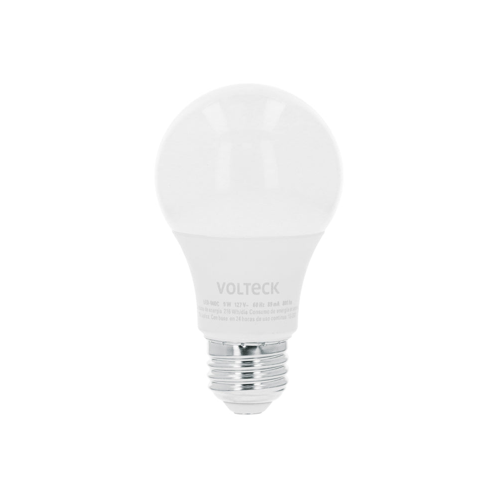 LAMPARA LED ATENUABLE 9W/127V. TIPO BULBO 3000K LUZ CALIDA LED-60DC 48298 TRUPER