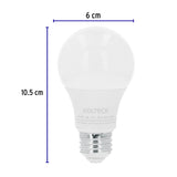 LAMPARA LED ATENUABLE 9W/127V. TIPO BULBO 3000K LUZ CALIDA LED-60DC 48298 TRUPER