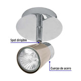 LUMINARIO SOBREPONER 1 SPOT 50W/120V. SOB-301S 48432 TRUPER