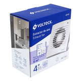 EXTRACTOR DE AIRE DE 4" BLANCO VOLTECK *** OFRECER 1204-BL O INTER4 O ECOSLIM4 ***