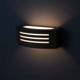 ARBOTANTE 1 LUZ 3 VENTANAS 60W. NEGRO OXFORD ***ADIR***