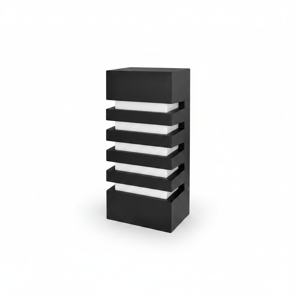 ARBOTANTE 1 LUZ RECTANGULAR 60W. NEGRO CHESTER ***ADIR***