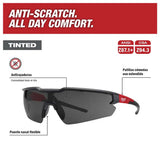 GAFAS DE SEGURIDAD DE CAPA DURA TINTADAS MILWAUKEE