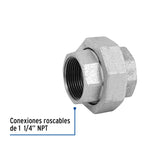 TUERCA UNION 1 1/4" ACERO GALVANIZADO CG-974 TRUPER