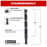 BROCA PARA METAL MADERA Y PVC THUNDERBOLT ACABADO OXIDO NEGRO 1/2" MILWAUKEE
