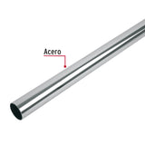 TUBO REDONDO CROMADOPARA CLOSET HERMEX