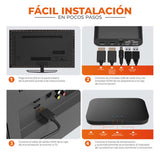 TIRA INT LED P/TV C/CONTROLADOR 48W 12VCD IP20 NEGRO