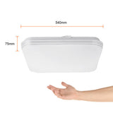 LUMINARIO SOBREPONER TECHO INT. LED 48W/100-240V. 2700-6500K PLAST. BCO. ACAMAR *** EXHIBIDO ***