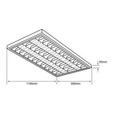 LÁMPARA DE INTERIOR LED TECNOLITE MENEN I PARA SOBREPONER 48W LUZ DE DÍA BASE G5