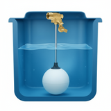 VALVULA MACHO P/FLOTADOR 3/4" (19MM.) VAFLO-3/4 49035 FOSET TRUPER