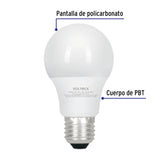LAMPARA LED 8W. TIPO BULBO 3 TONOS DE LUZ LED-603T 49036 TRUPER