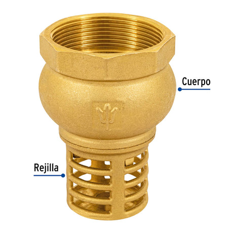 PICHANCHA CON REJILLA DE LATON 2" PICHA-2 MCA FOSET