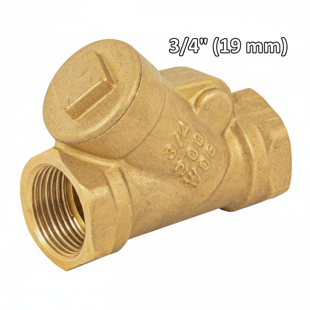 VALVULA CHECK LATON 3/4" FOSET