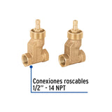 JUEGO 2 LLAVES EMPOTRAR CARTUCHO COMPRESION SIN MANERALES MCA TRUPER FOSET
