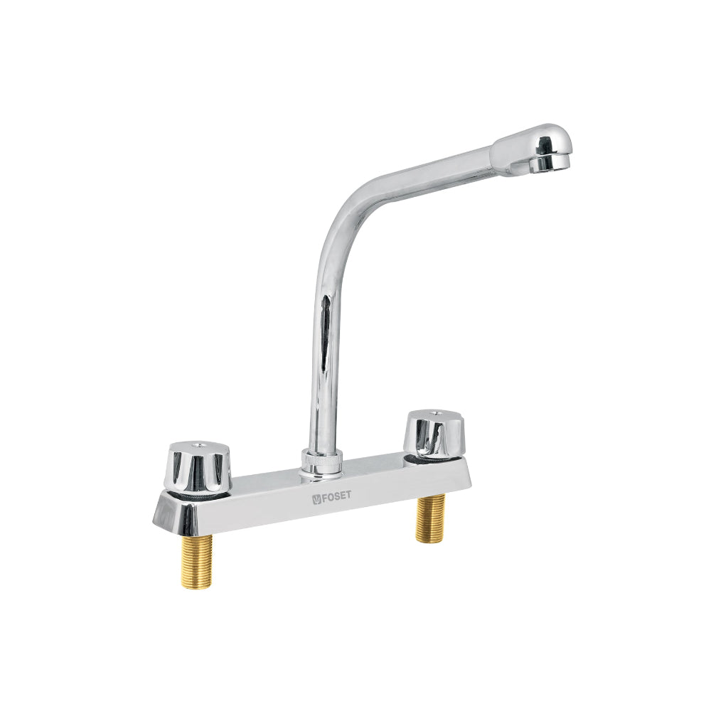 MEZCLADORA P/FREGADERO MANERALES METALICOS CUELLO COBRA BASIC TRUPER FOSET