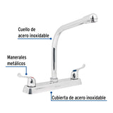 MEZCLADORA FREGADERO MANERALES PALANCA CUELLO COBRA BASIC MCA TRUPER FOSET