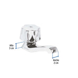 LLAVE INDIVIDUAL PARA LAVABO MANERAL METALICO FOSET