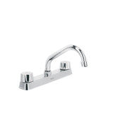 MEZCLADORA CORTA 8" P/FREGADERO MANERALES HEX CART CERAMICO