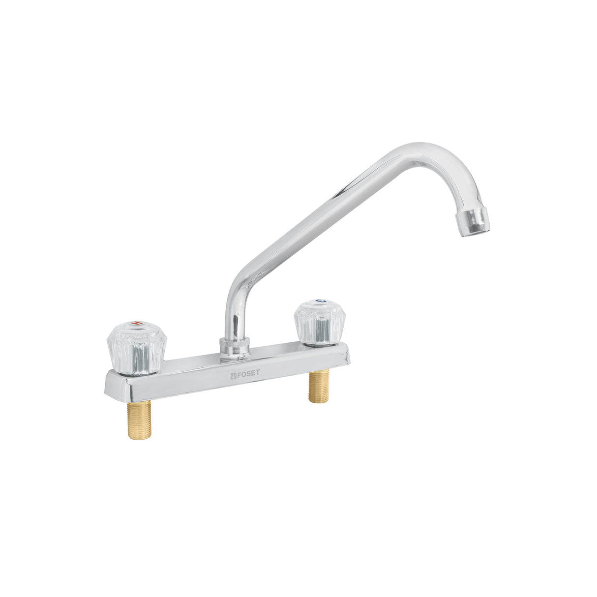 MEZCLADORA 8" P/FREGADERO CUELLO LARGO MANERALES ACRLICO