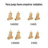 JUEGO 2 MANERALES PARA REGADERA DE ACRILICO BASIC MCA TRUPER FOSET *** OFRECER FDG O FG ***