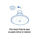 REGADERA REDONDA CABEZA 3-1/2" FOSET AQUA