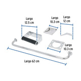 JUEGO ACCESORIOS BAÑO 5 PIEZAS BASIC MCA TRUPER FOSET