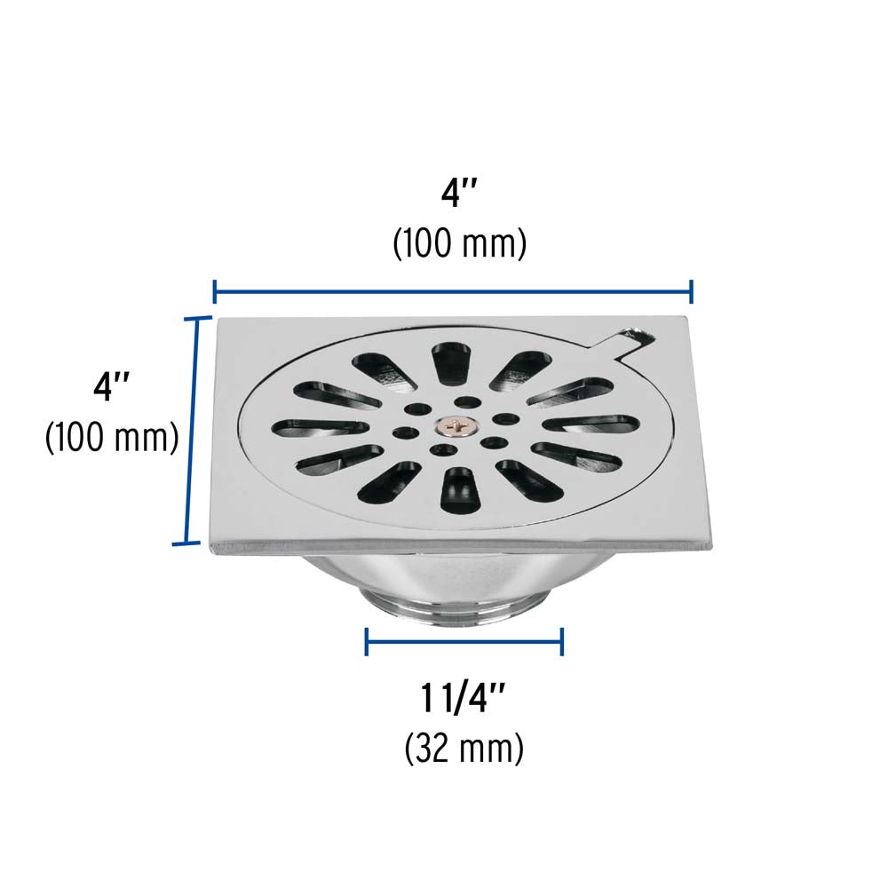 RESUMIDERO DE LATON 4X4 FOSET AQUA