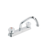 MEZCLADORA 8" P/FREGADERO CUELLO CORTO MANERALES ACRILICO