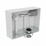 JUEGO COMPLETO DE ACCESORIOS DE PLASTICO PARA TANQUE BAJO MCA TRUPER FOSET