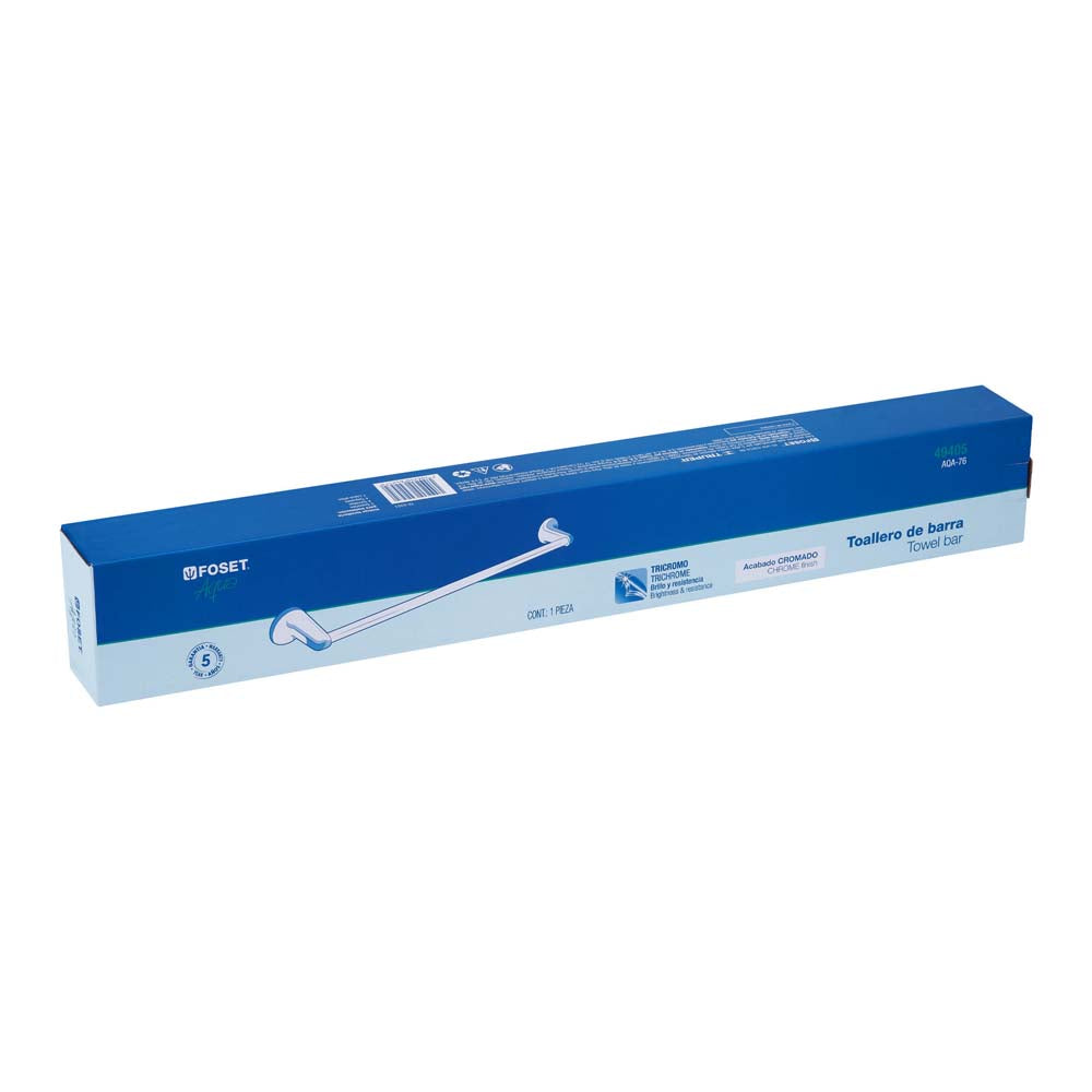 TOALLERO DE BARRA FOSET AQUA