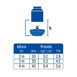 REGADERA CUADRADA PLASTICA 6" SIN BRAZO FOSET AERO