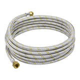 MANGUERA HULE 3/8" X 3/8" 500CMS. ACERO INOX. P/TANQUE DE GAS FGA-50X 49520 TRUPER